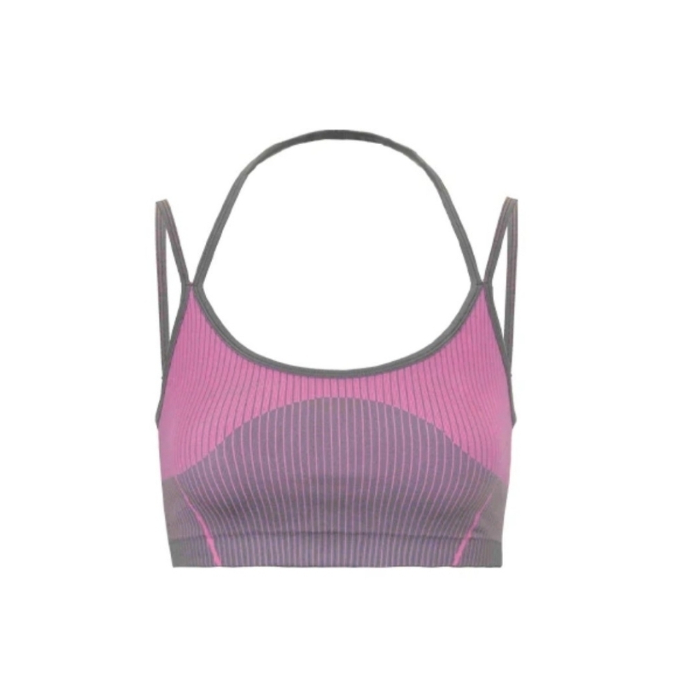 Pink and Gray Women's AstroRemiges Sports  Bra Size Large